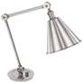 Alloy 10.25" High Polished Nickel Table Lamp