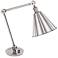 Alloy 10.25" High Polished Nickel Table Lamp