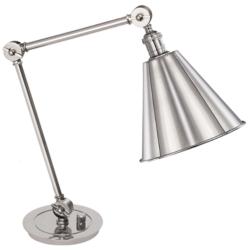 Alloy 10.25" High Polished Nickel Table Lamp