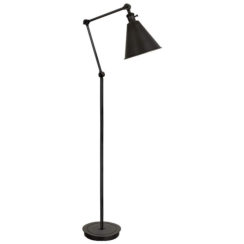 Image 1 Alloy 10.5" High Deep Patina Bronze Floor Lamp