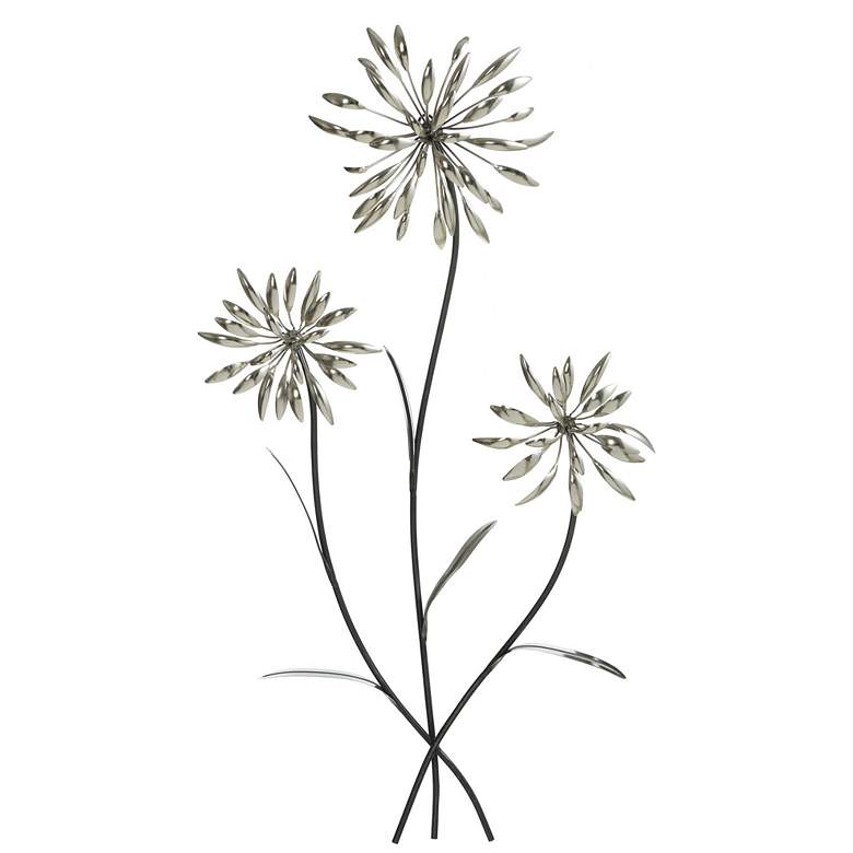 Image 1 Alloy In Bloom Hanging Metal Wall Sculpture