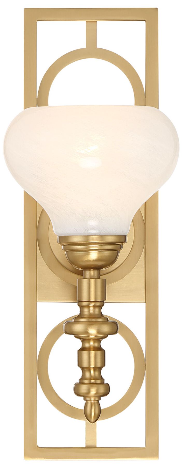 Image 3 Allston 1-Light Wall Sconce in Warm Brass more views
