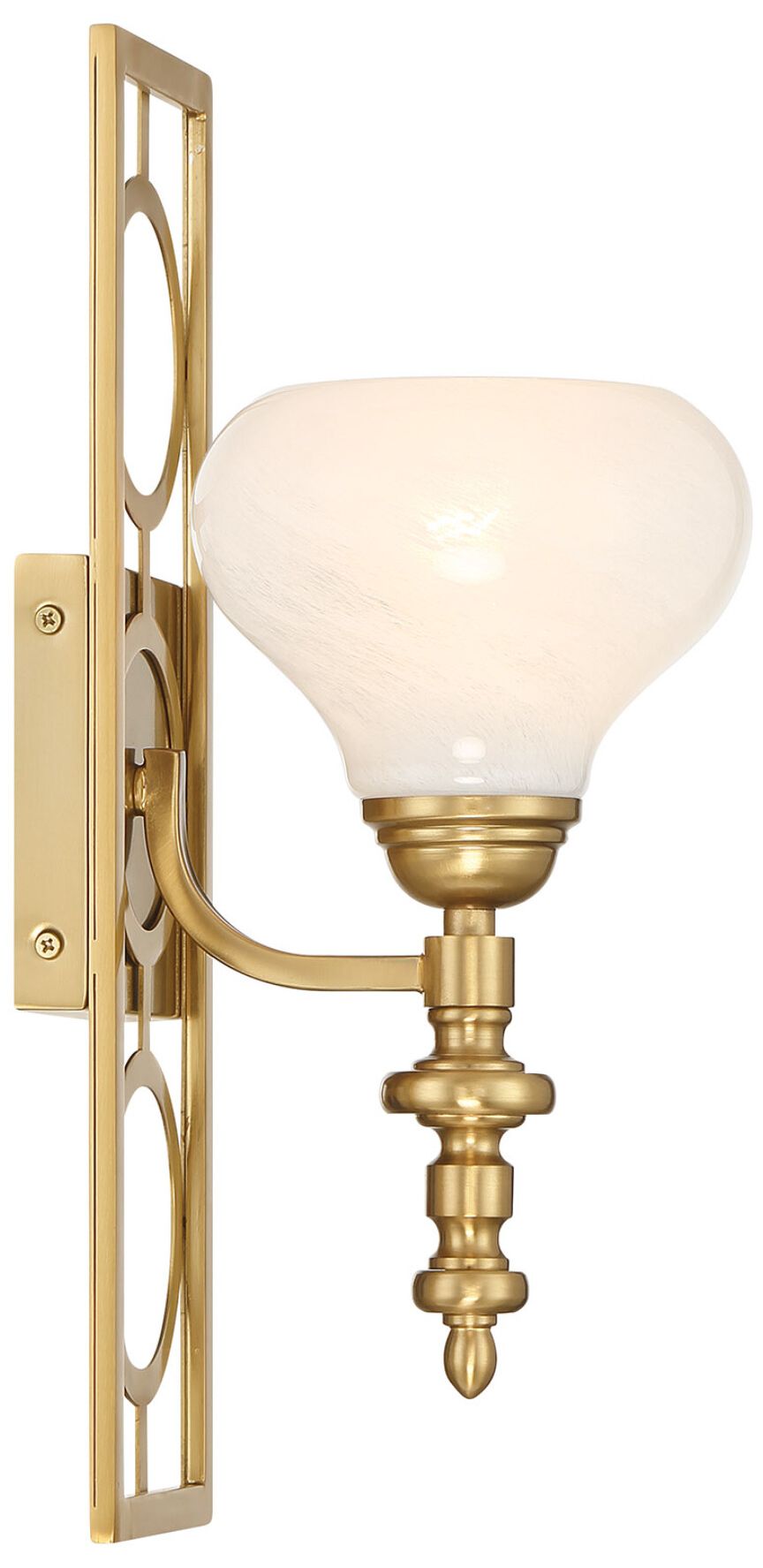 Image 4 Allston 1-Light Wall Sconce in Warm Brass more views