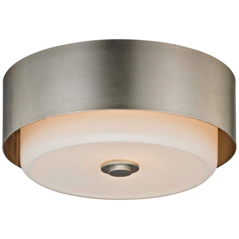 Image 1 Allure 13" Wide Silver Leaf Round Ceiling Light