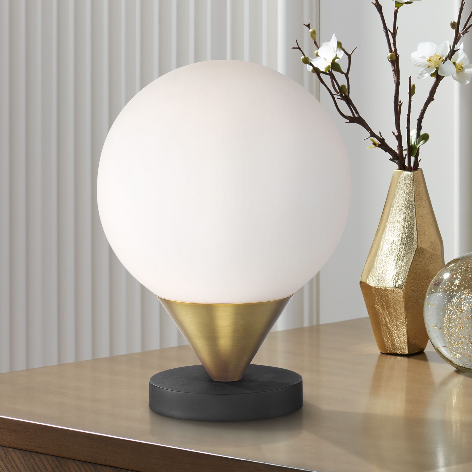 modern orb table lamp