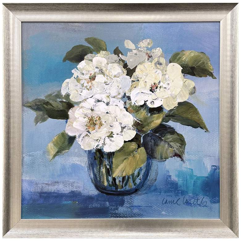 Image 1 Alluring Blooms 30"W x 30"H Transitional Framed Art