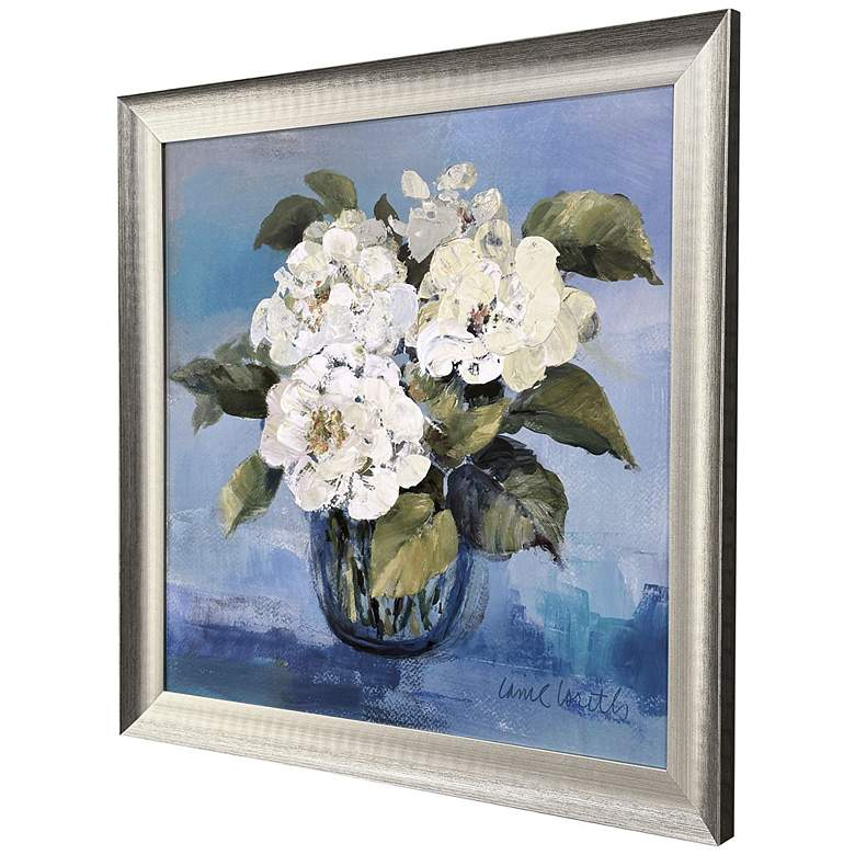 Image 2 Alluring Blooms 30"W x 30"H Transitional Framed Art more views