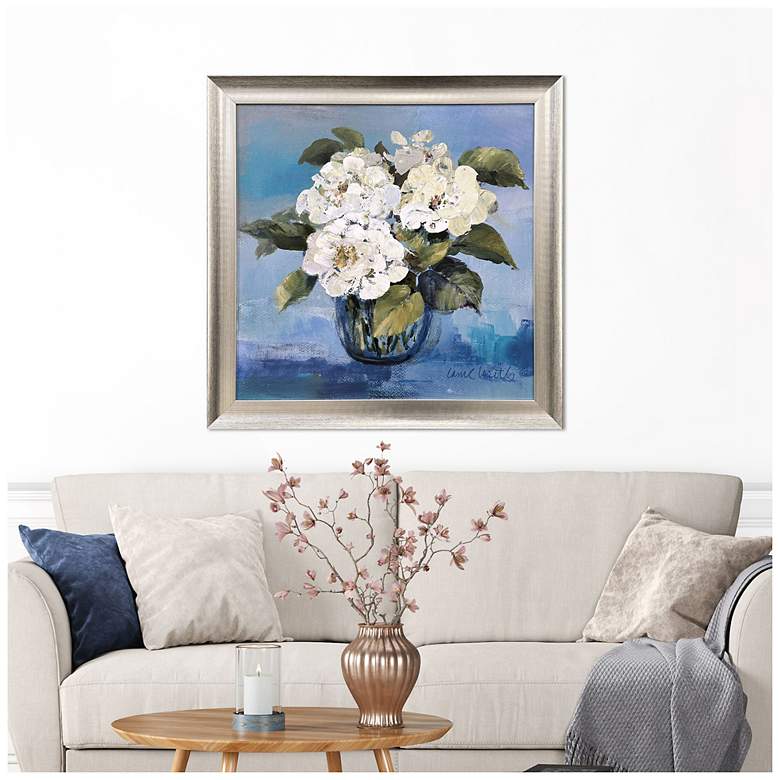 Image 4 Alluring Blooms 30"W x 30"H Transitional Framed Art more views