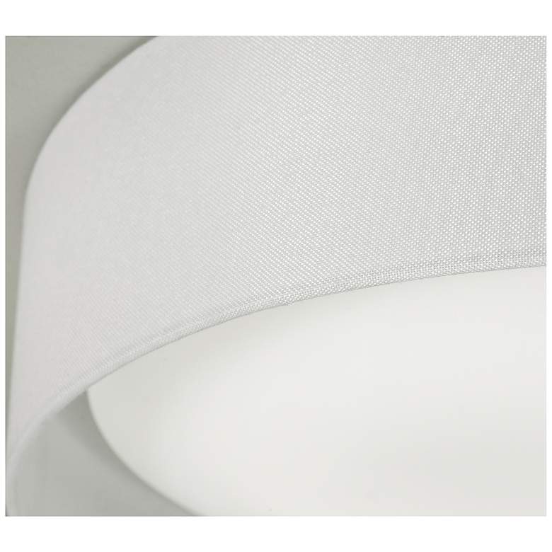 Image 2 Ally 16" Wide White LED Ceiling Light more views