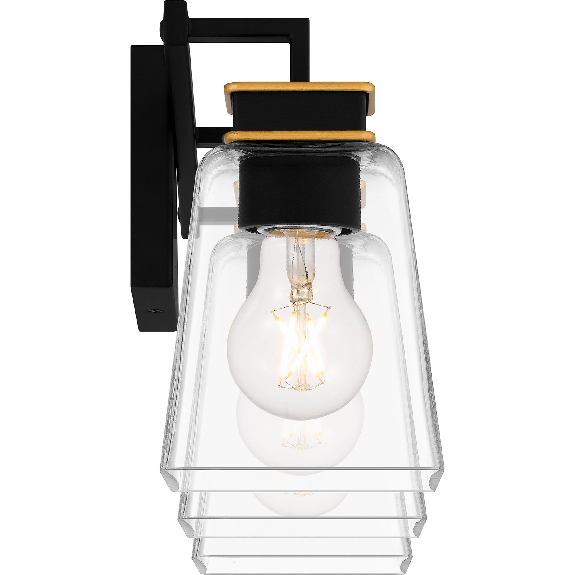 Image 5 Almany 3-Light Matte Black Bath Light more views