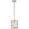 Almet by Z-Lite Brushed Nickel 1 Light Mini Pendant