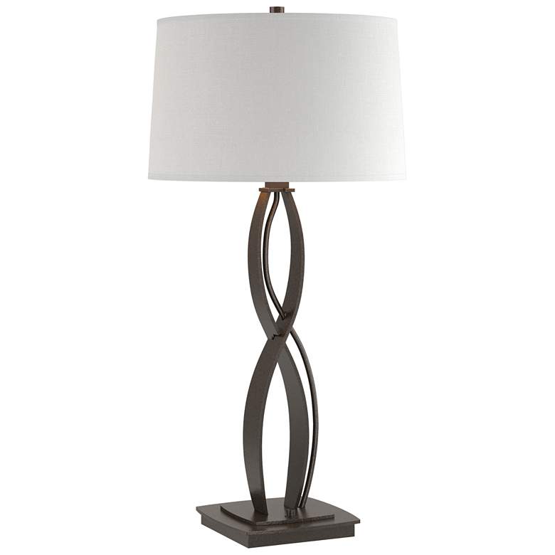 Image 1 Almost Infinity 31"H Tall Oil Rubbed Bronze Table Lamp w/ Anna Shade