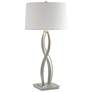 Almost Infinity 31"H Tall Vintage Platinum Table Lamp w/ Anna Shade