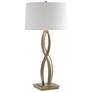 Almost Infinity Soft Gold Table Lamp