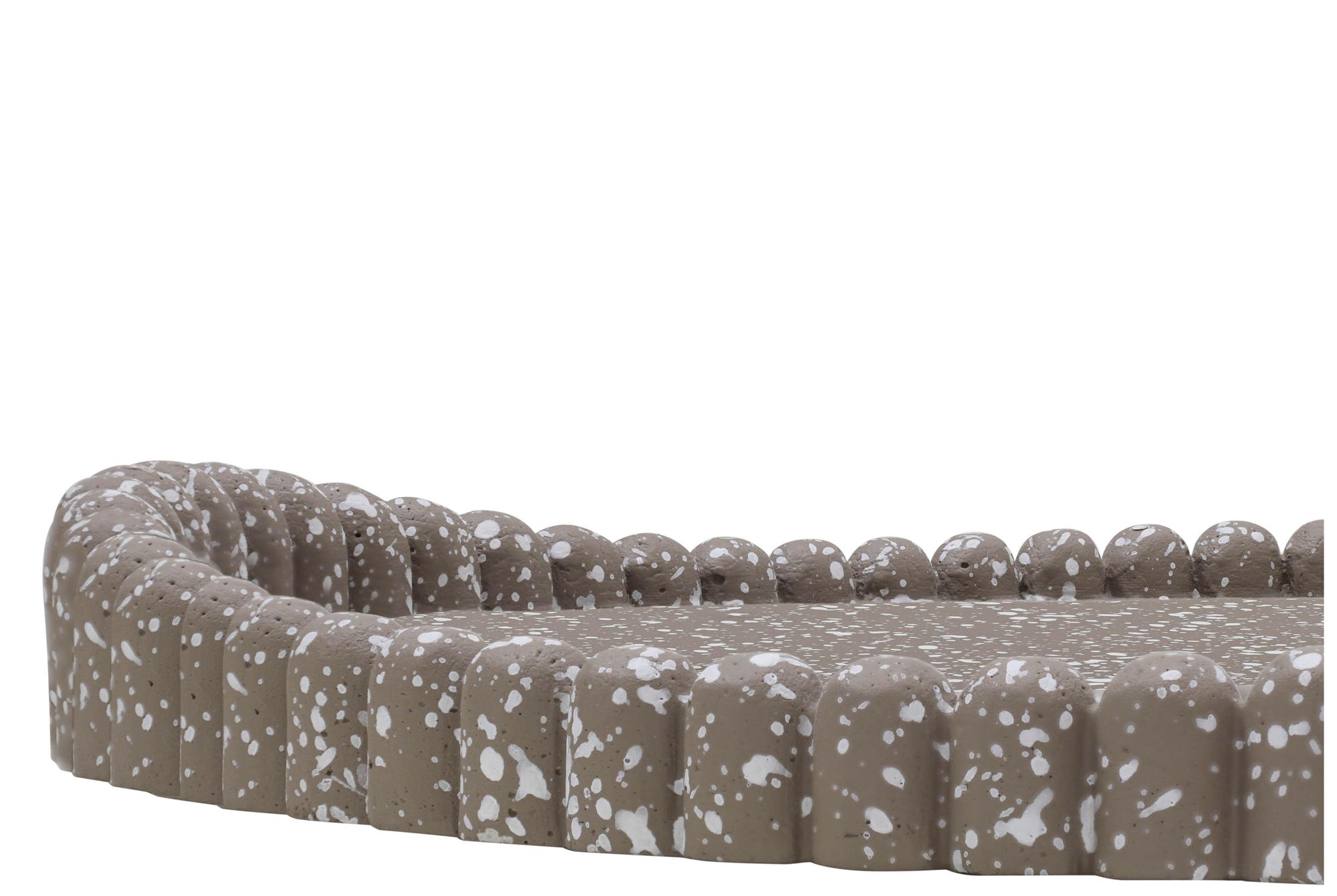 Image 3 Alna Speckled Dark Taupe Catchall Tray more views