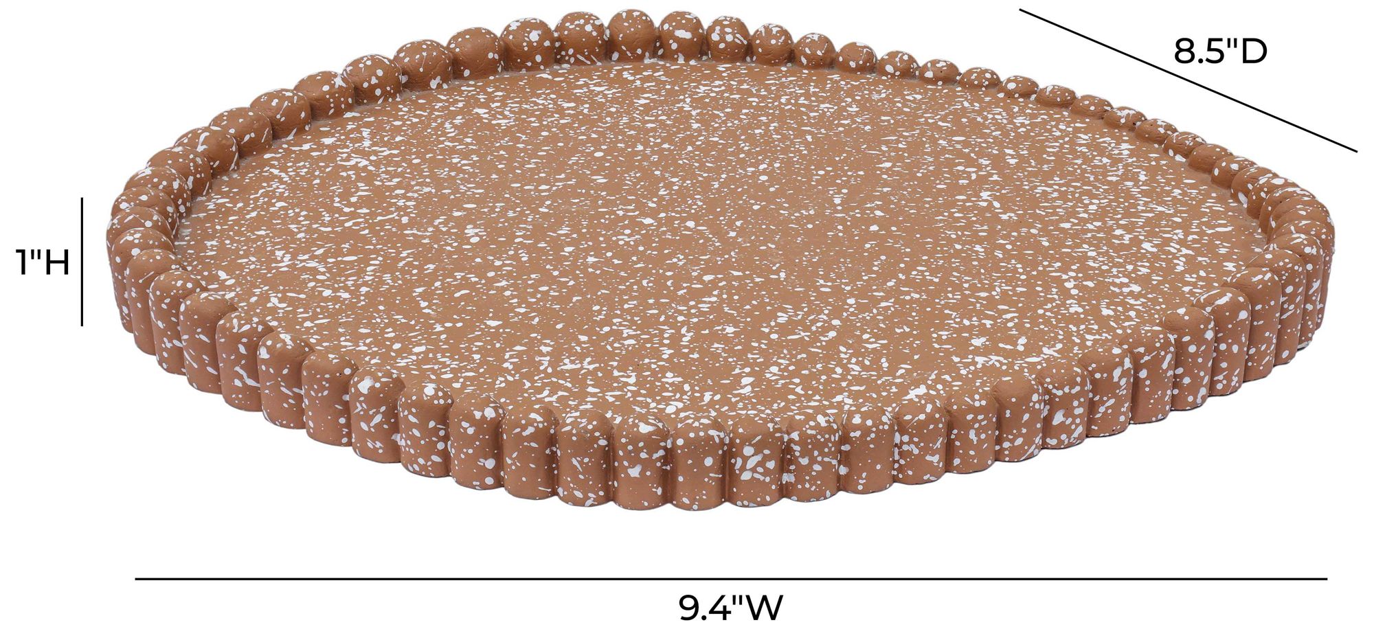 Image 4 Alna Speckled Terracotta Catchall Tray more views