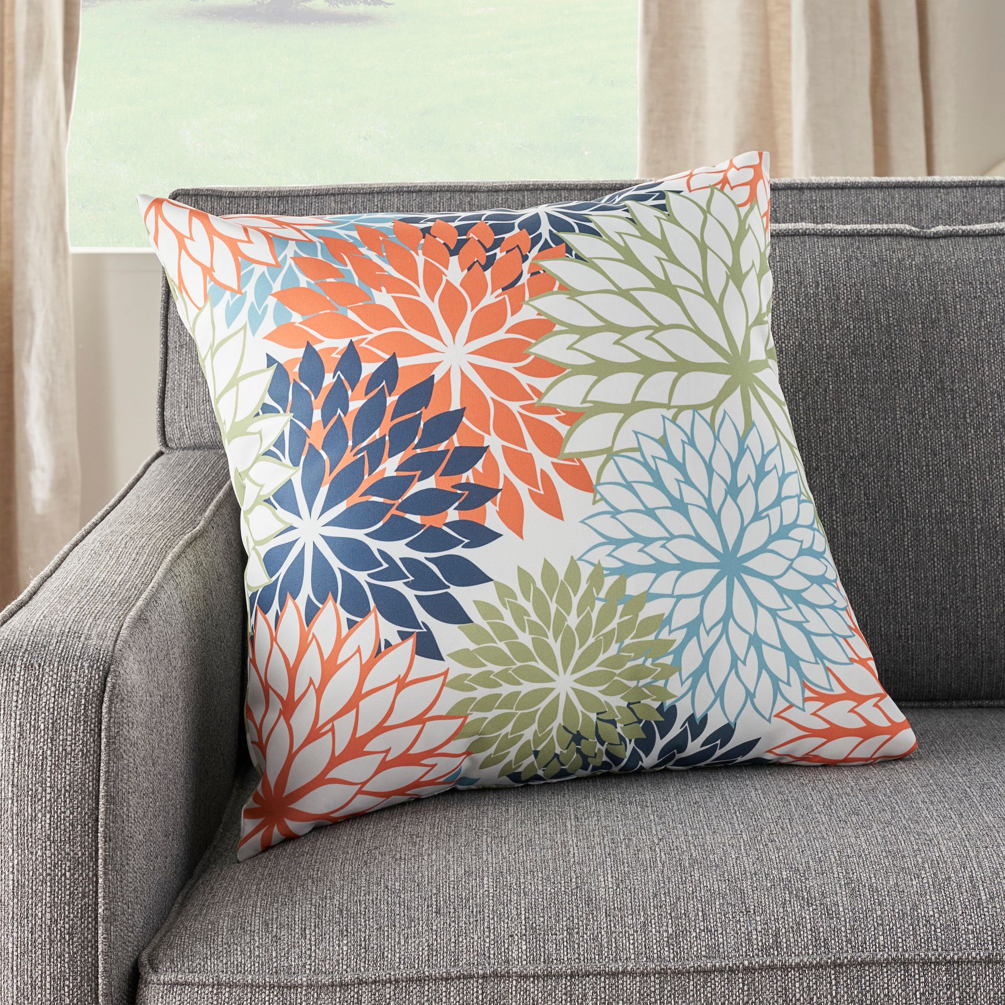 Colorful outdoor cheap throw pillows