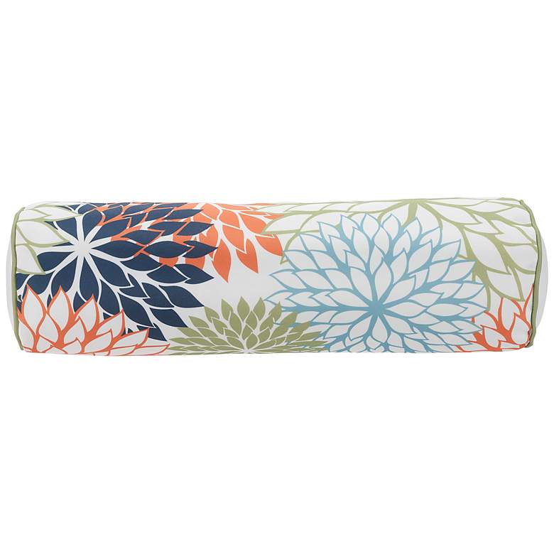 Image 2 Aloha Multi-Color 20" x 6" Indoor/Outdoor Bolster Pillow
