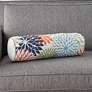 Aloha Multi-Color 20" x 6" Indoor/Outdoor Bolster Pillow