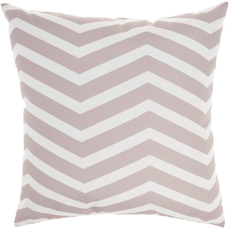 Image 4 Aloha Natural Brown 20" Square Indoor/Outdoor Throw Pillow more views