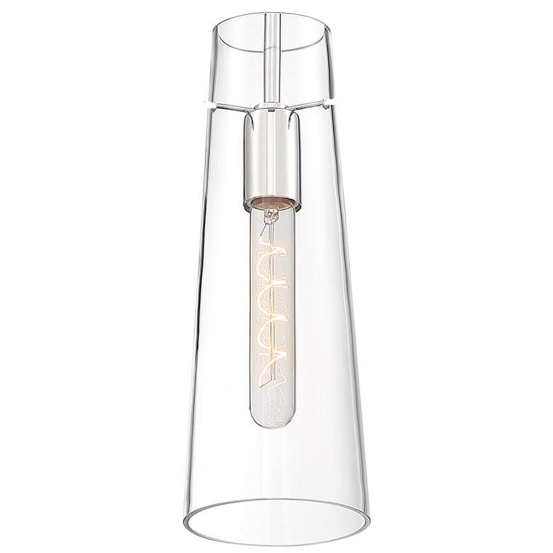 Image 1 Alondra; 1 Light; Mini Pendant; Polished Nickel Finish w/ Clear Glass
