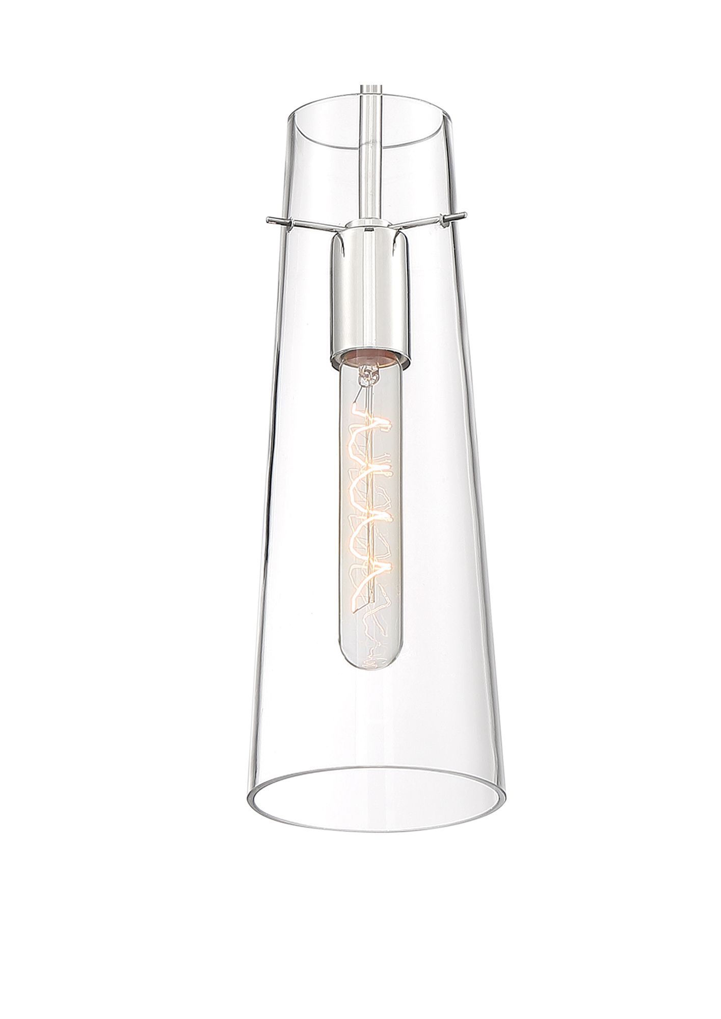 Image 2 Alondra; 1 Light; Mini Pendant; Polished Nickel Finish w/ Clear Glass more views