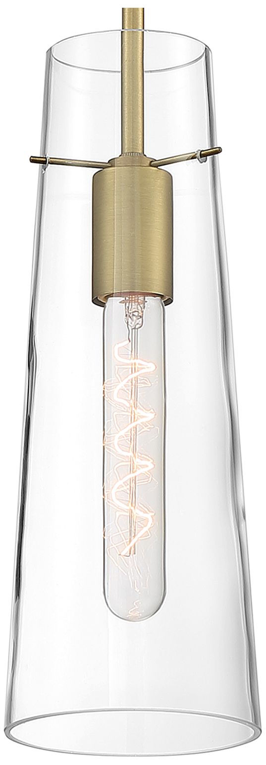 Image 5 Alondra; 1 Light; Mini Pendant; Vintage Brass Finish w/ Clear Glass more views