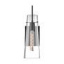 3_Alondra 17 1/2" High Black and Clear Glass Wall Sconce more views