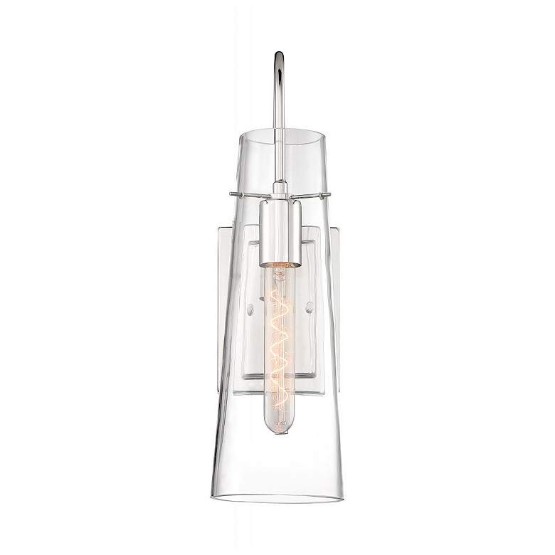 Image 3 Alondra 17 1/4" High Polished Nickel Wall Sconce more views