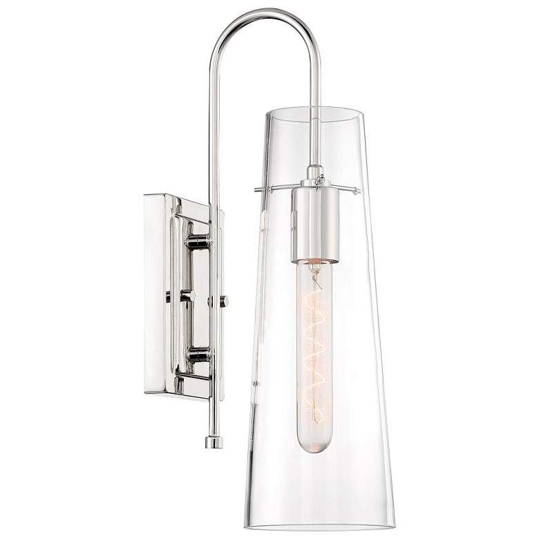 Image 4 Alondra 17 1/4" High Polished Nickel Wall Sconce more views