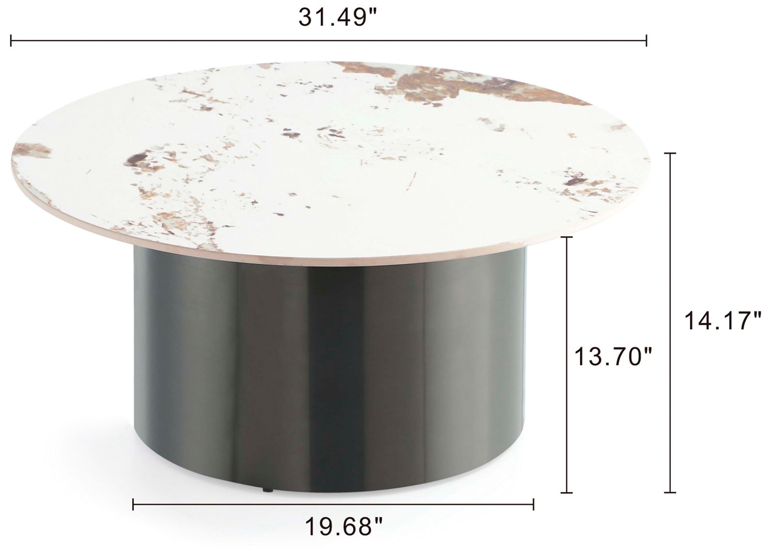 Image 3 Alondra Modern Coffee Table in Black more views