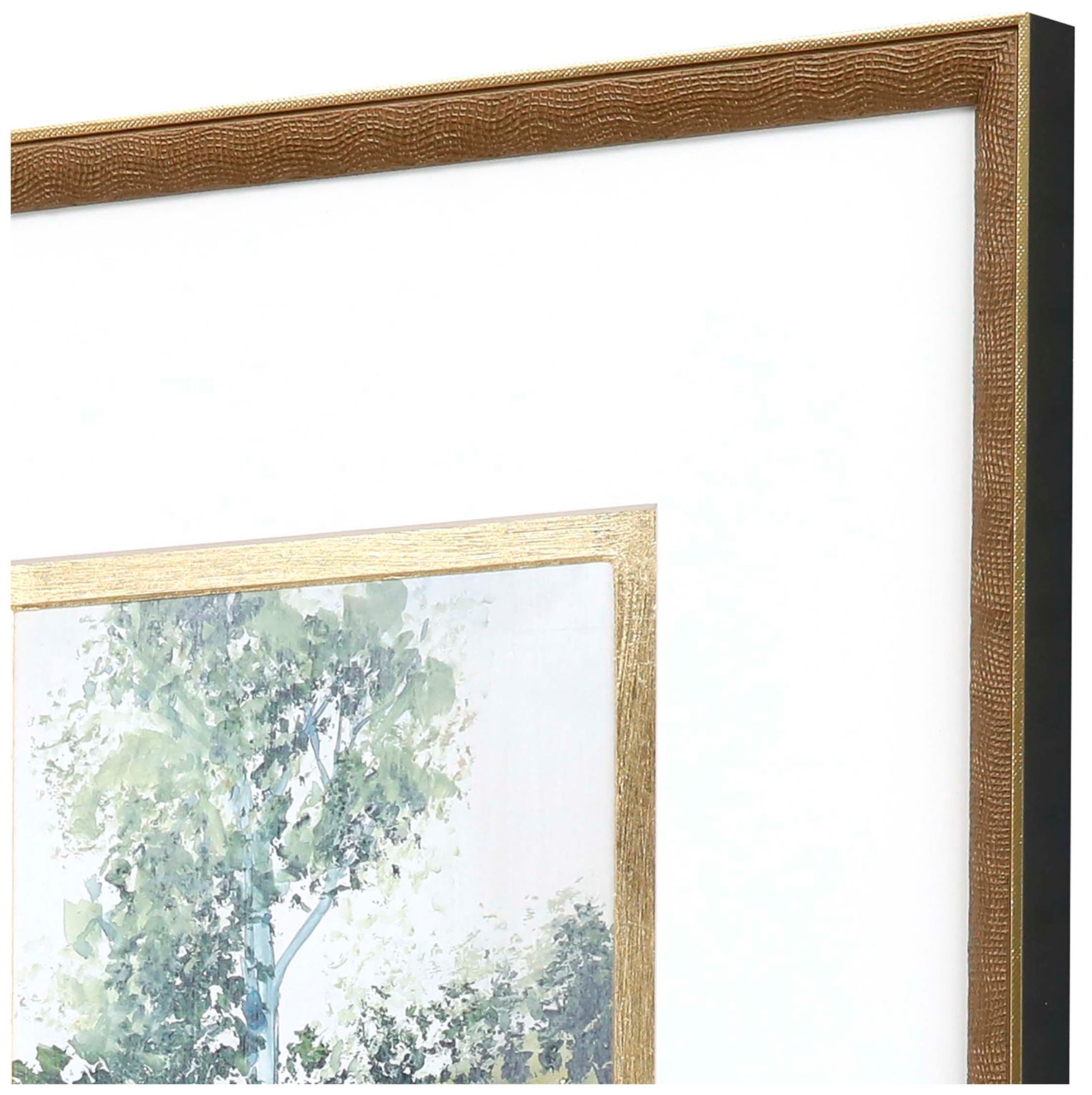 Image 3 Along the Way I 17"W x 19"H Framed Art Set of 4 more views