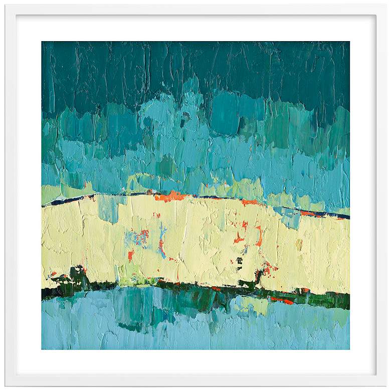 Image 1 Along the Way I 30 inch Square Framed Abstract Wall Art