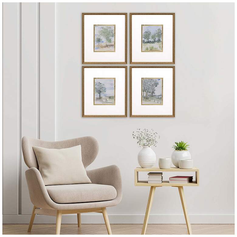 Image 4 Along the Way II 17"W x 19"H Framed Art Set of 4 more views
