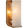 3_Alora Abbott E12 10-in Vintage Brass/Alabaster Wall Vanity more views