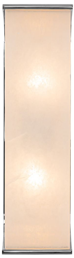 Image 2 Alora Abbott E12 15-in Polished Nickel/Alabaster Wall Vanity more views