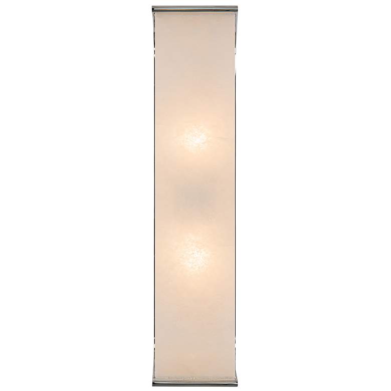 Image 2 Alora Abbott E12 19-in Polished Nickel/Alabaster Wall Vanity more views