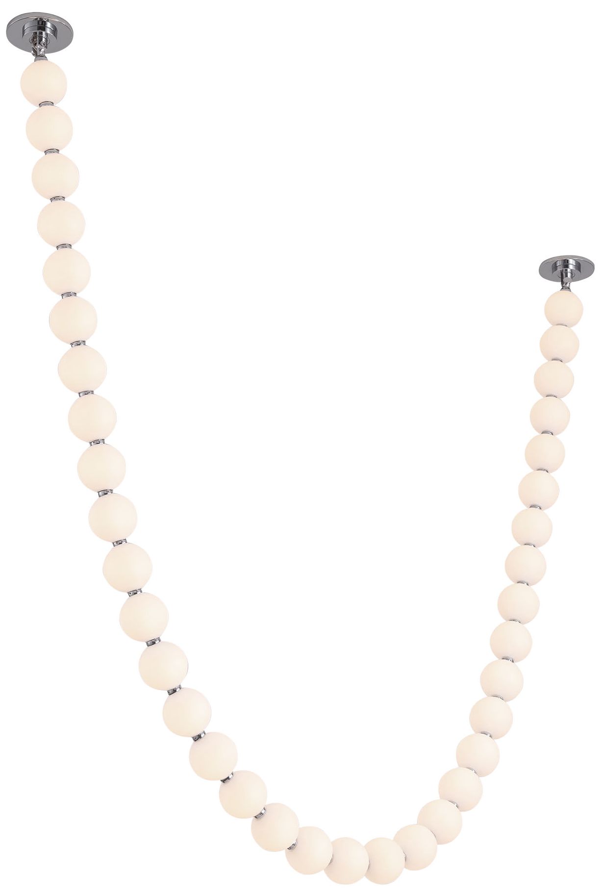 Image 2 Alora Akoya LED 10.5-ft Chrome Pendant more views