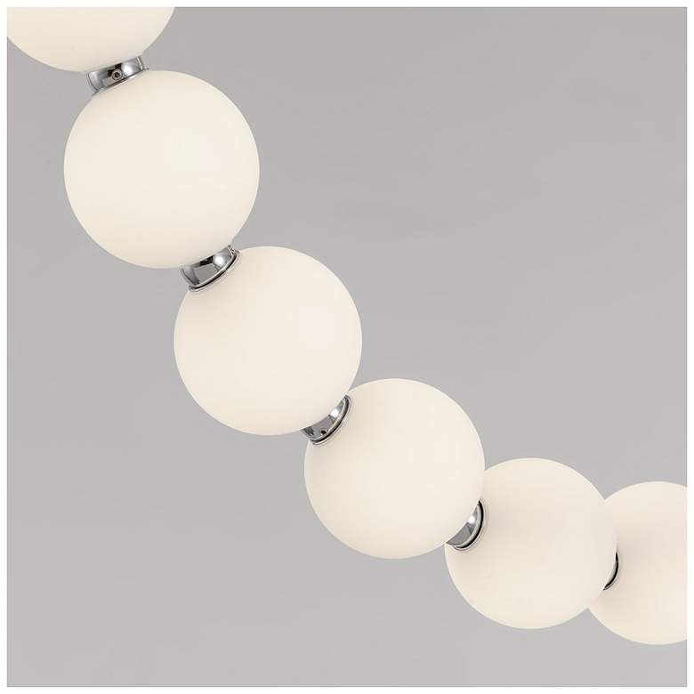 Image 3 Alora Akoya LED 10.5-ft Chrome Pendant more views