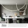3_Alora Akoya LED 43 Head Chrome Pendant more views