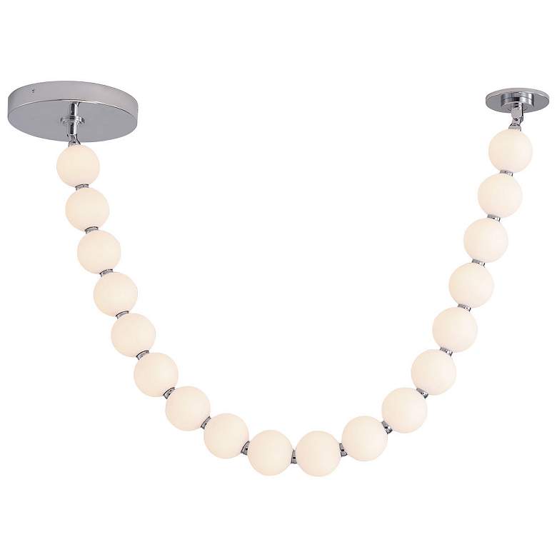 Image 1 Alora Akoya LED 5-ft Chrome Pendant