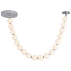 Alora Akoya LED 5-ft Chrome Pendant