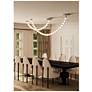 2_Alora Akoya LED 5-ft Chrome Pendant more views