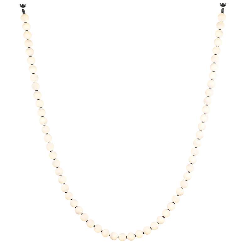 Image 2 Alora Akoya LED 60 Head Chrome Pendant