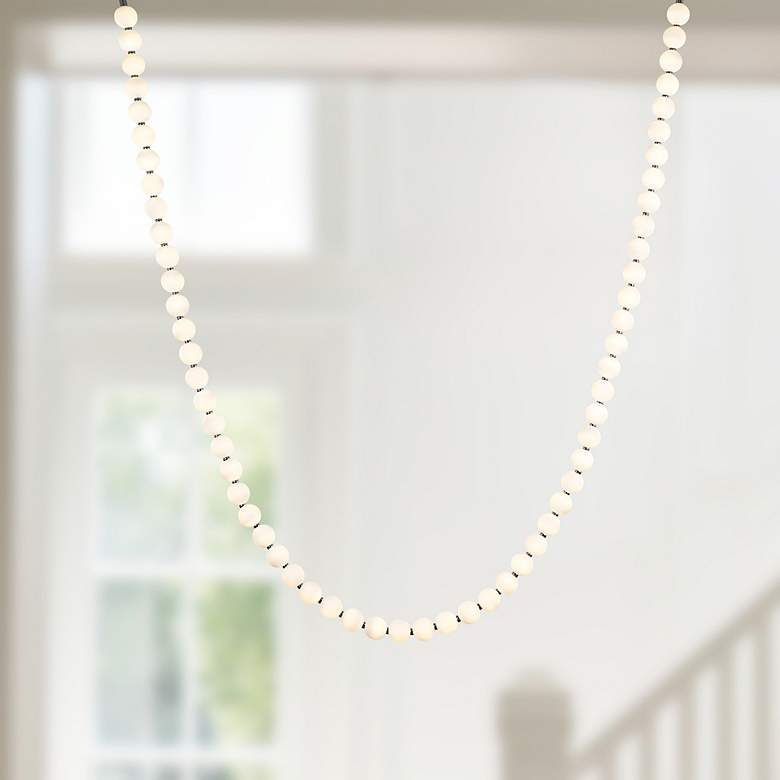 Image 1 Alora Akoya LED 60 Head Chrome Pendant