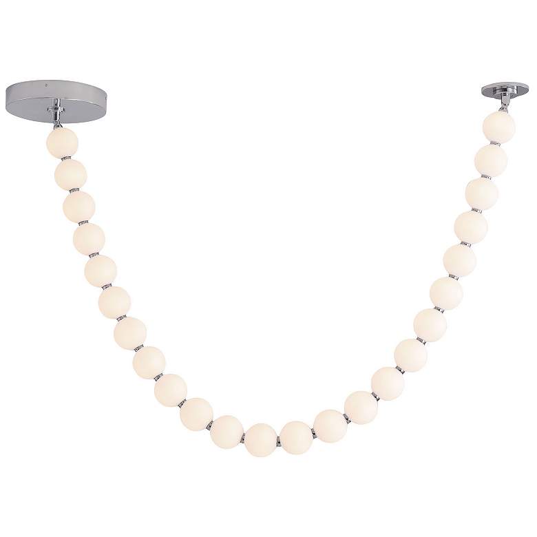 Image 1 Alora Akoya LED 7-ft Chrome Pendant