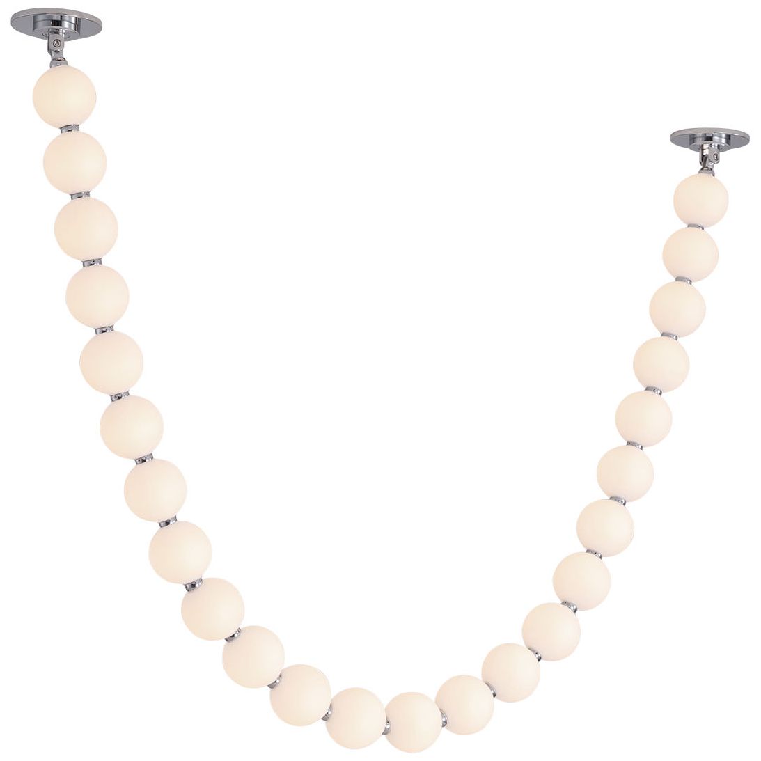 Image 3 Alora Akoya LED 7-ft Chrome Pendant more views