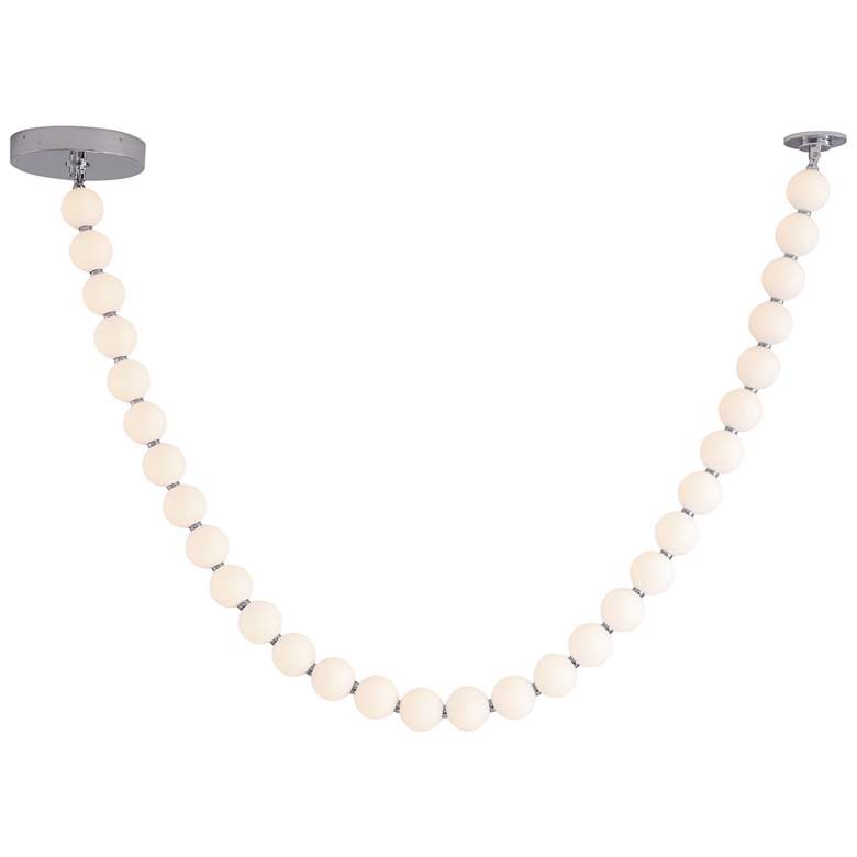 Image 1 Alora Akoya LED 8.5-ft Chrome Pendant