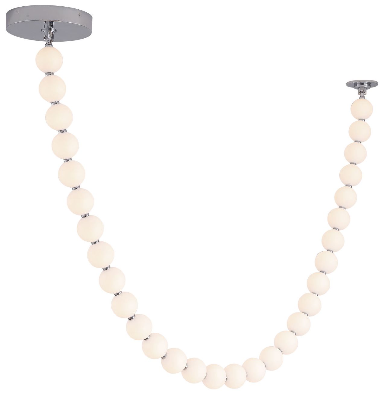 Image 2 Alora Akoya LED 8.5-ft Chrome Pendant more views