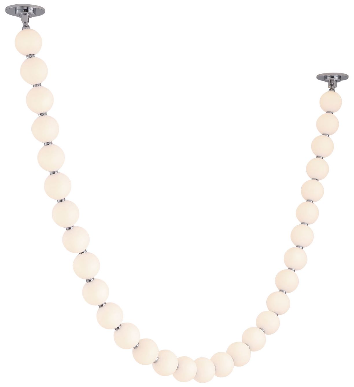 Image 2 Alora Akoya LED 8.5-ft Chrome Pendant more views